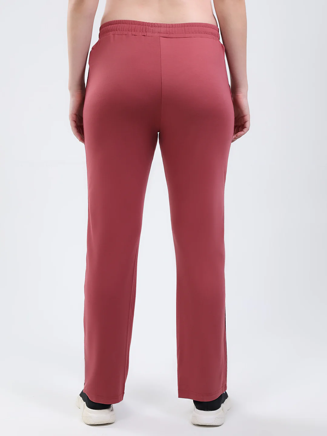 Women Pink Solid Regular Fit Winter Lower - Image 5