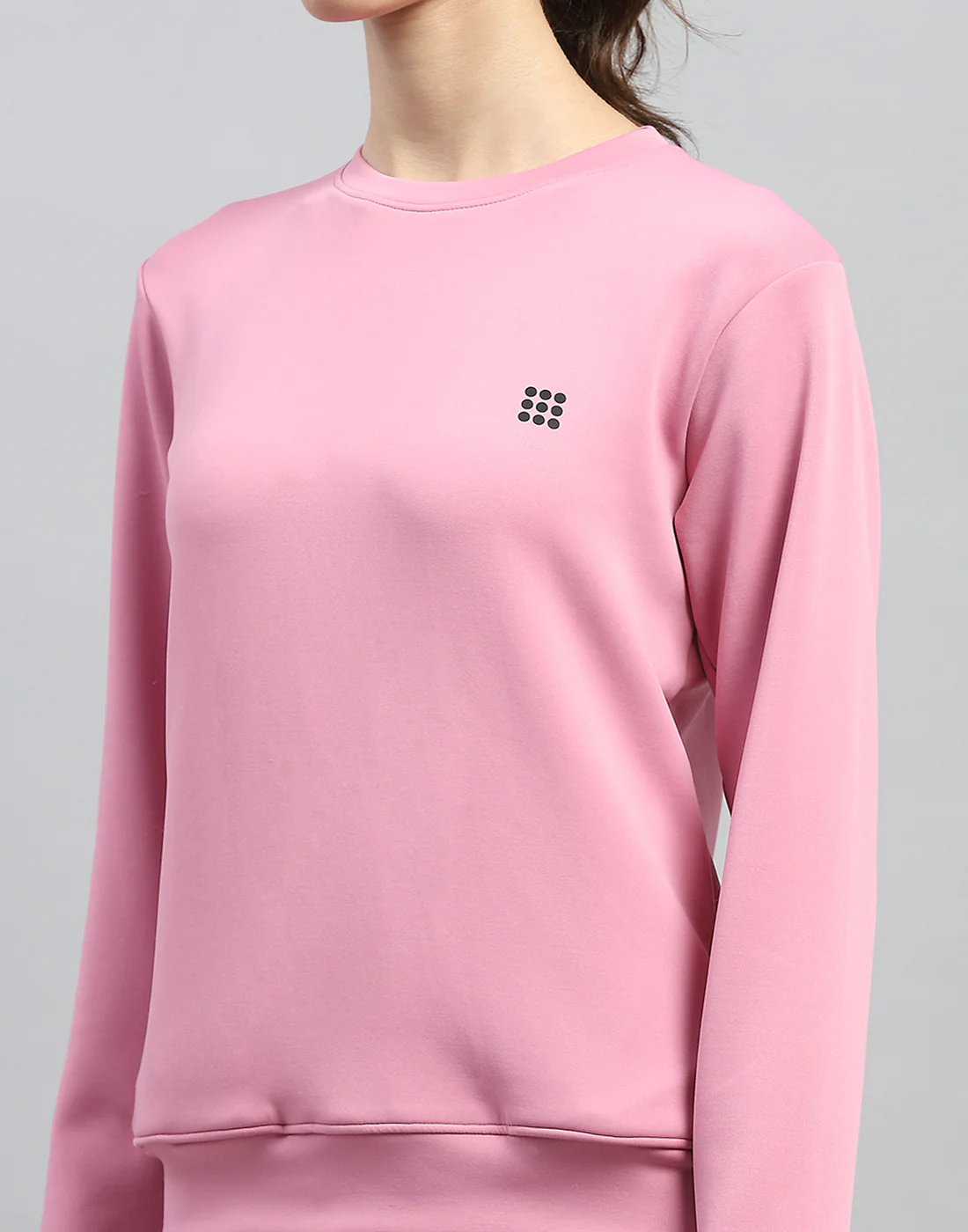 Rock.it Women Pink Solid Round Neck Full Sleeve Cords Set - Image 7