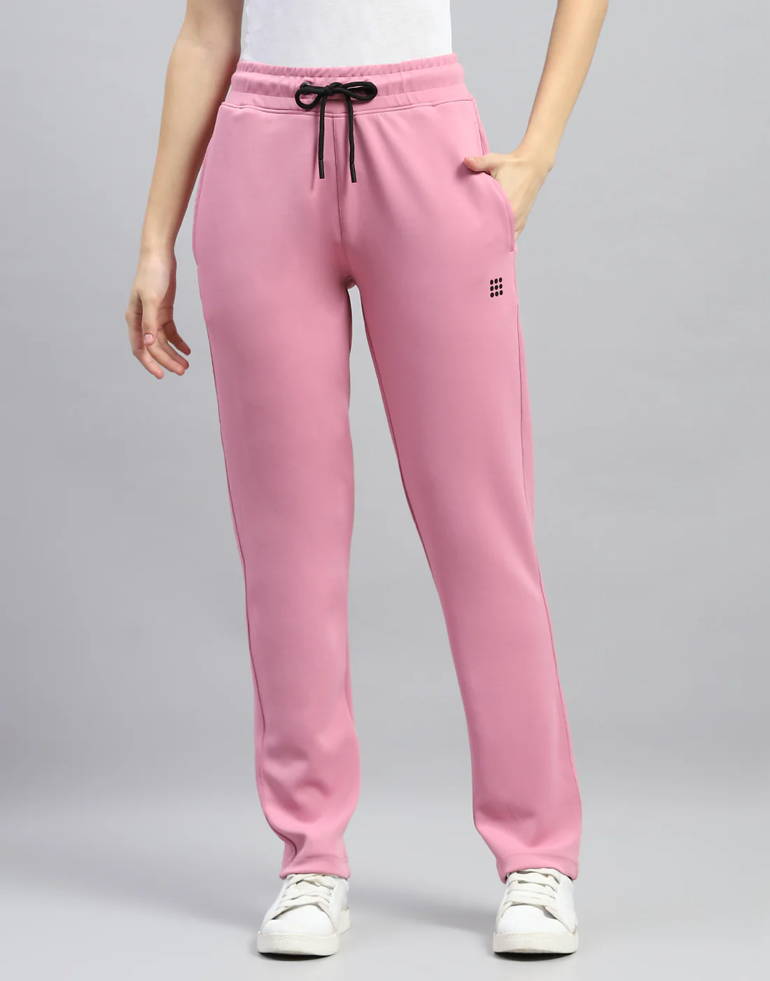 Rock.it Women Pink Solid Round Neck Full Sleeve Cords Set - Image 8