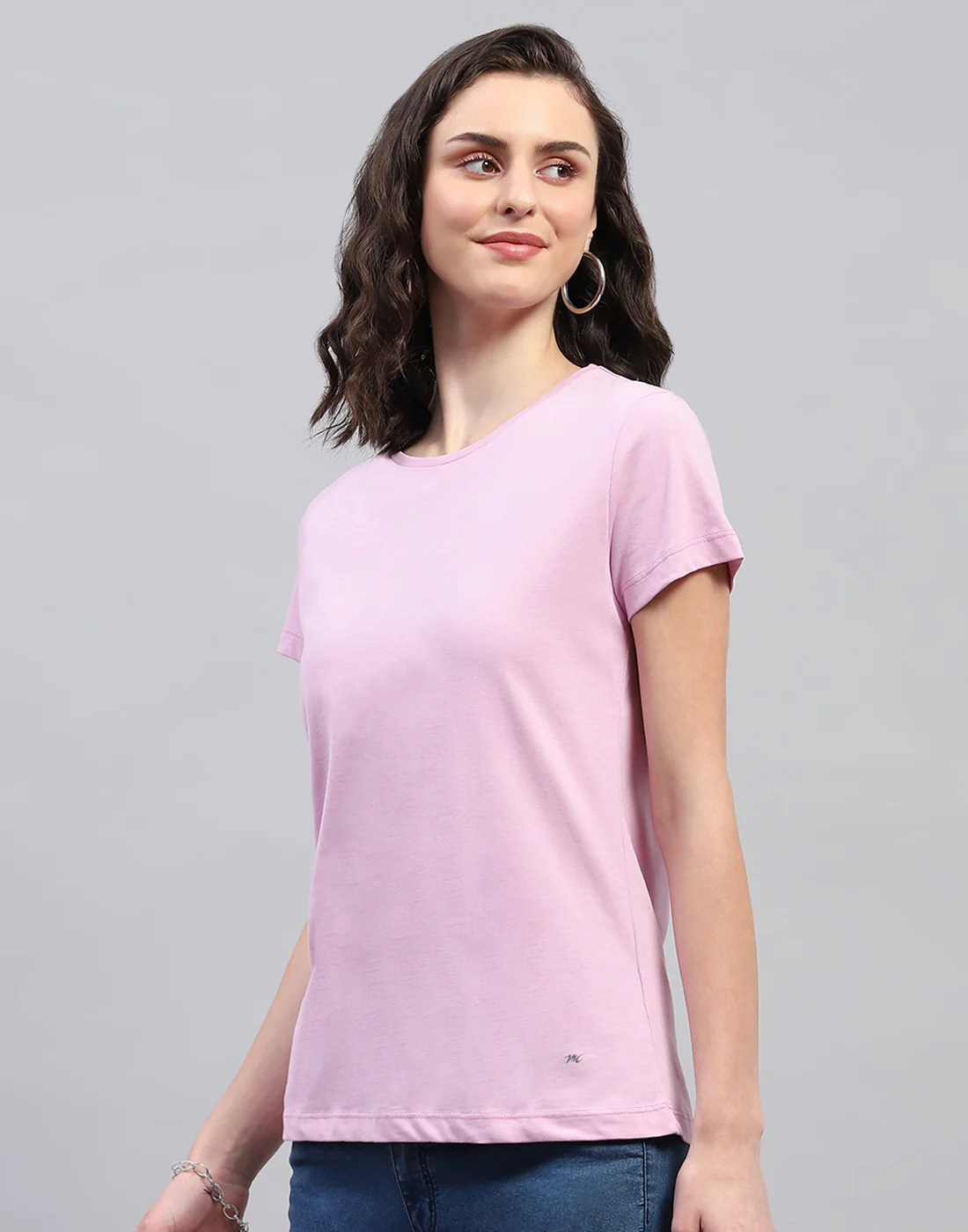Women Purple & Olive Solid Round Neck Half Sleeve Top (Pack of 2) - Image 8