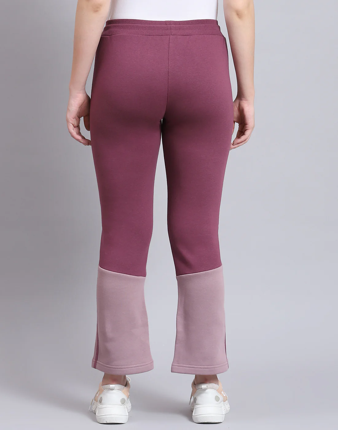 Women Purple Printed Regular Fit Winter Lower - Image 6
