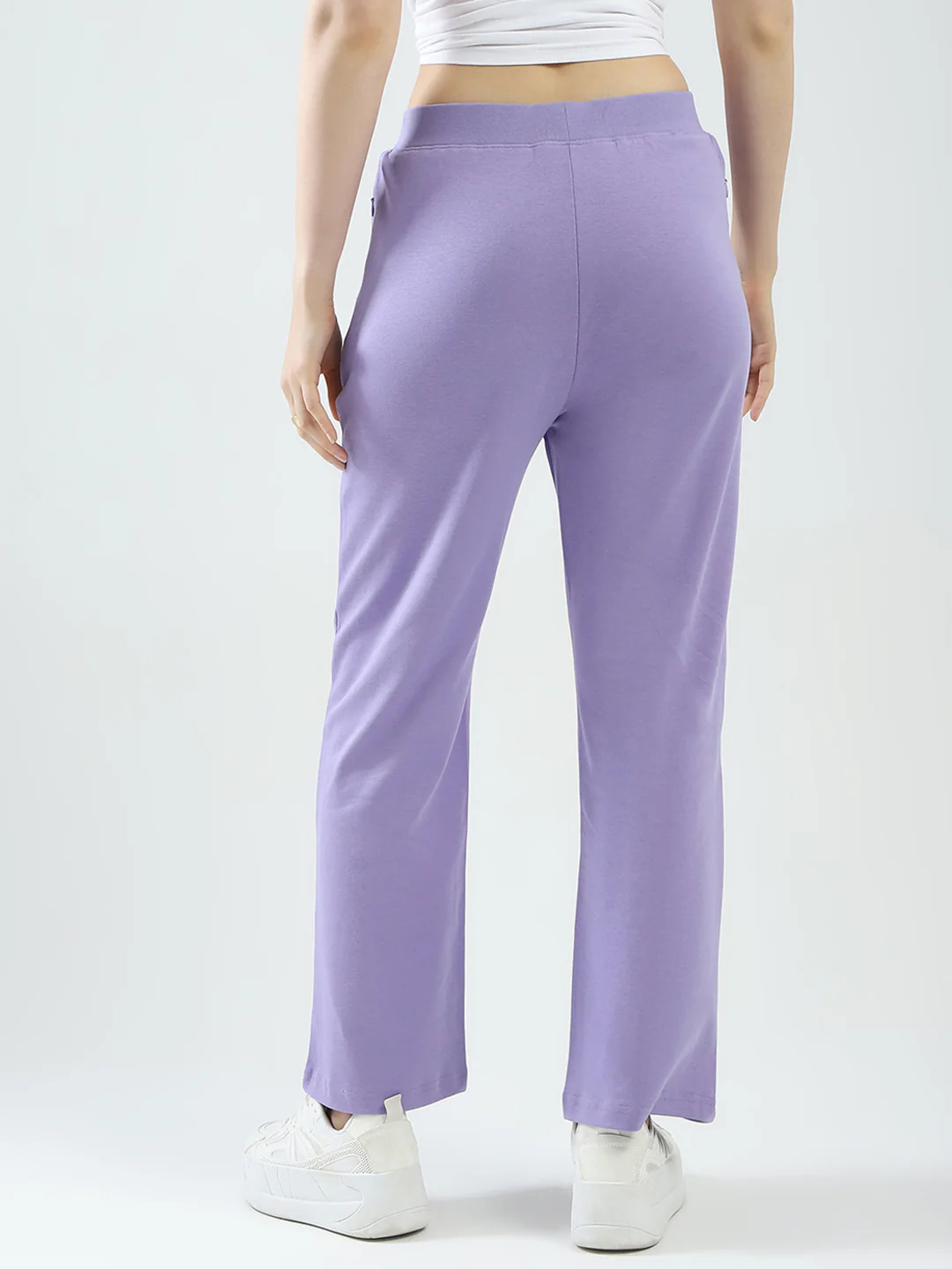 Rock.it Women Purple Solid Regular Fit Lower - Image 5