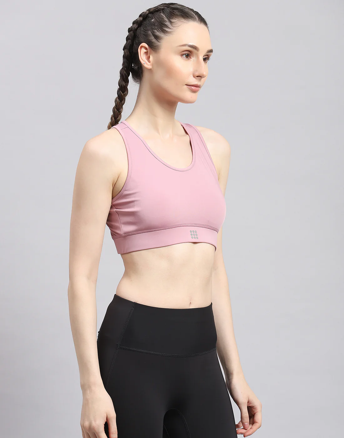 Rock.it Women Purple Solid Sports Bra - Image 4