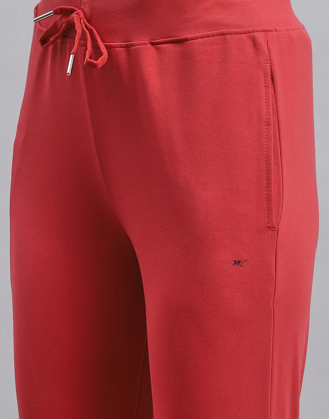Women Red Solid Regular Fit Lower - Image 7