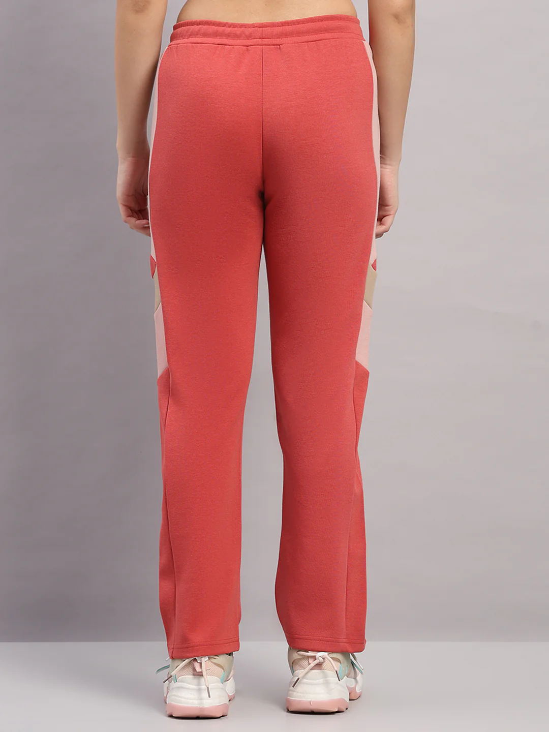 Women Rust Solid Regular Fit Winter Lower - Image 5