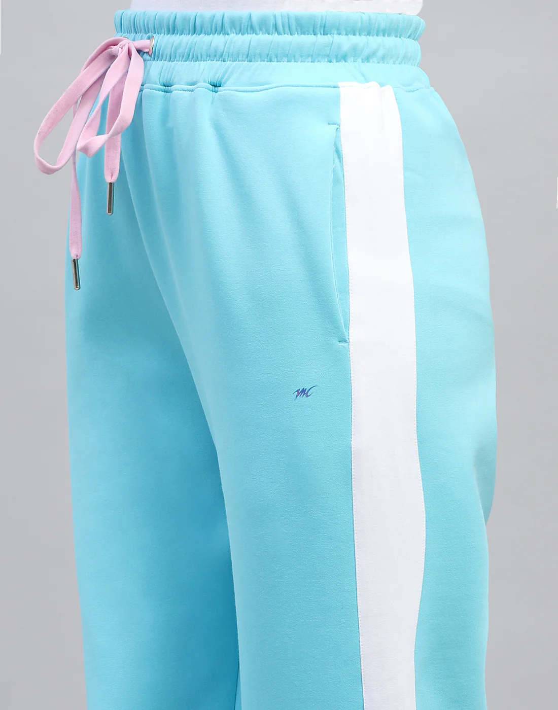 Women Turquoise Blue Solid Regular Fit Lower - Image 6