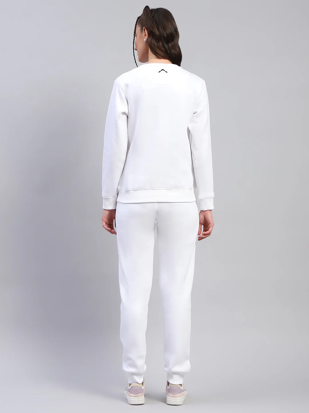 Rock.it Women White Printed Round Neck Full Sleeve Cords Set - Image 5