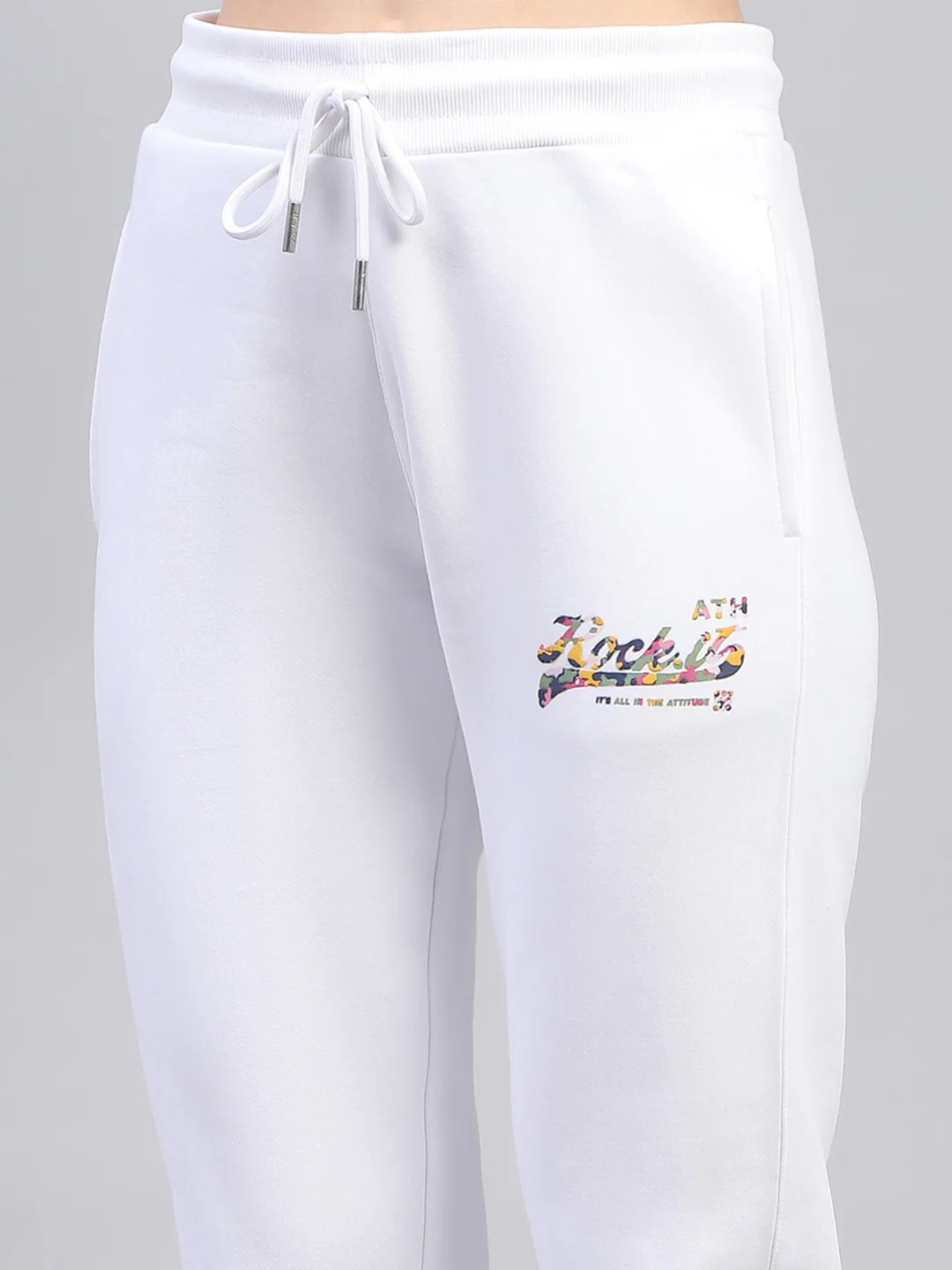Rock.it Women White Printed Round Neck Full Sleeve Cords Set - Image 9