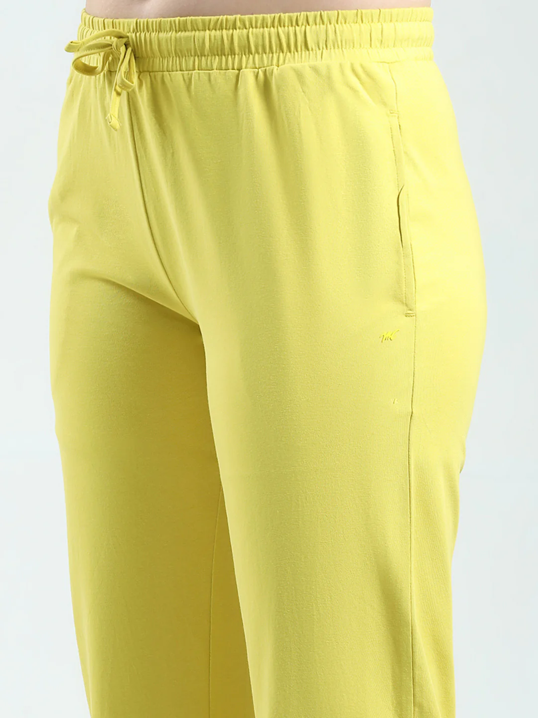 Women Yellow Printed Round Neck 3/4th Sleeve Lower Set - Image 9