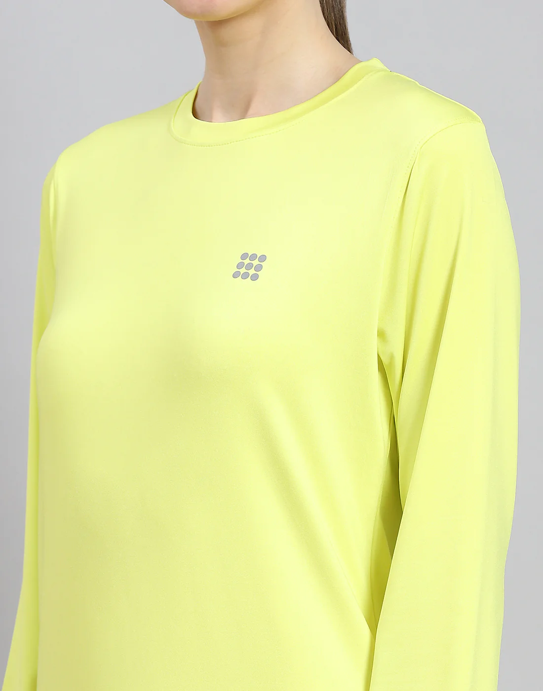 Rock.it Women Yellow Solid Round Neck Full Sleeve Top - Image 7