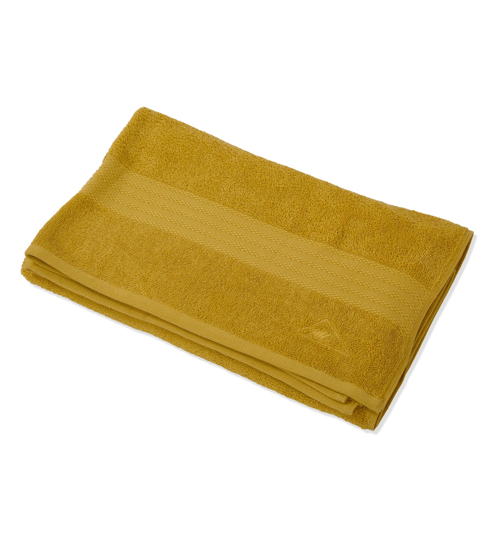Yellow & Green Pure Cotton Solid 380 GSM Bath Towel 1 Piece (Jazz Collection) - Image 4