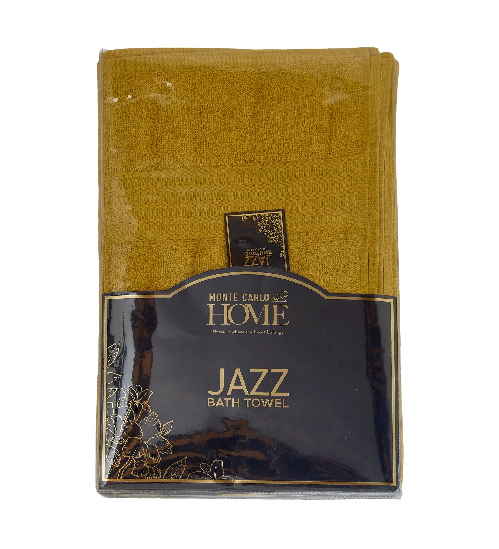 Yellow & Green Pure Cotton Solid 380 GSM Bath Towel 1 Piece (Jazz Collection) - Image 9